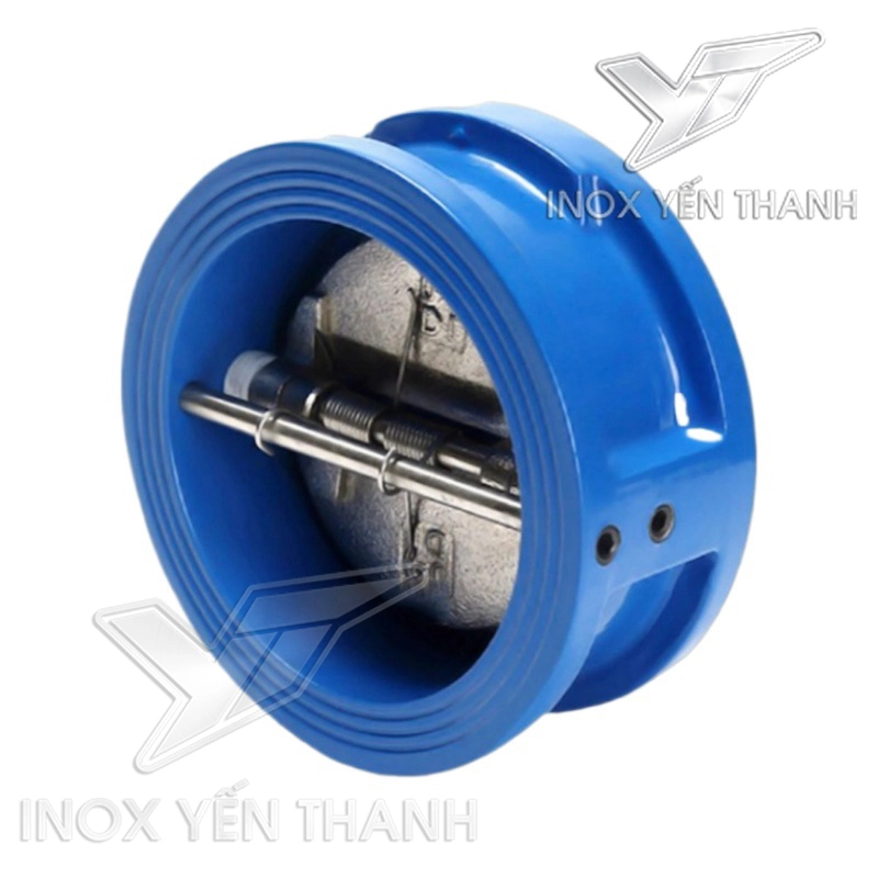 Van 1 chiều thân gang cánh bướm inox