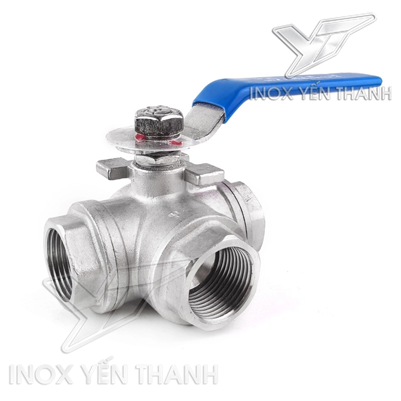 Van bi ren 3 ngả inox